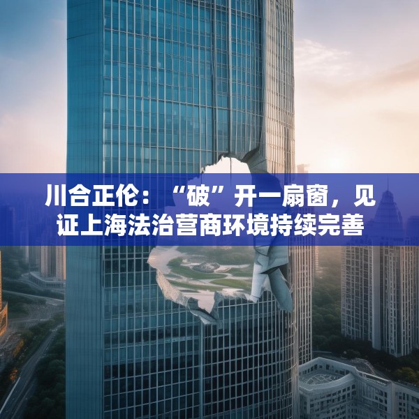 川合正伦：“破”开一扇窗，见证上海法治营商环境持续完善