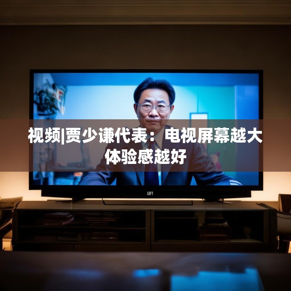视频|贾少谦代表：电视屏幕越大体验感越好