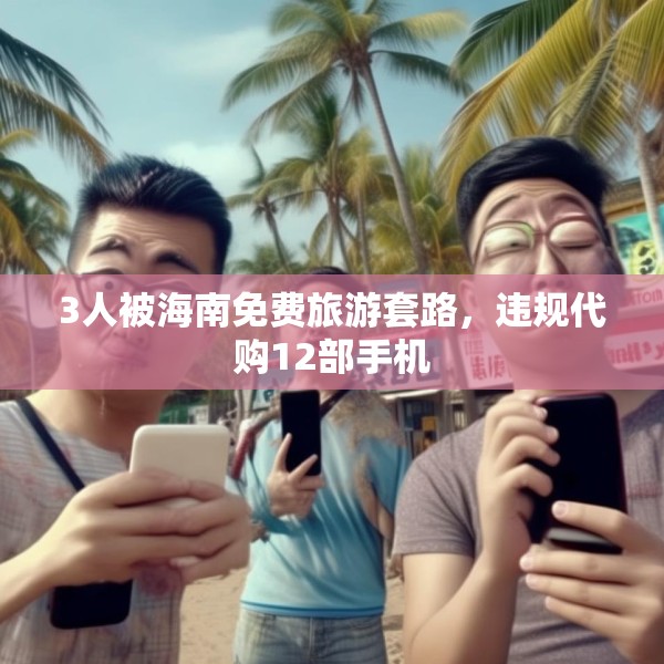 3人被海南免费旅游套路，违规代购12部手机