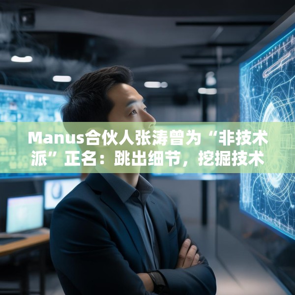 Manus合伙人张涛曾为“非技术派”正名：跳出细节，挖掘技术的真正用途