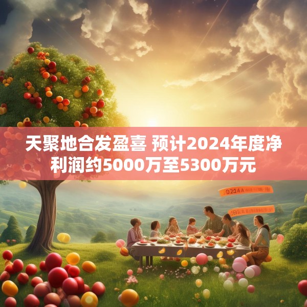 天聚地合发盈喜 预计2024年度净利润约5000万至5300万元