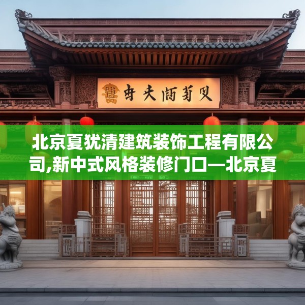 北京夏犹清建筑装饰工程有限公司,新中式风格装修门口—北京夏犹清建筑装饰工程有限公司150.a26b27c30fgy.37dsfds