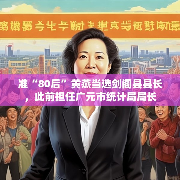 准“80后”黄燕当选剑阁县县长，此前担任广元市统计局局长