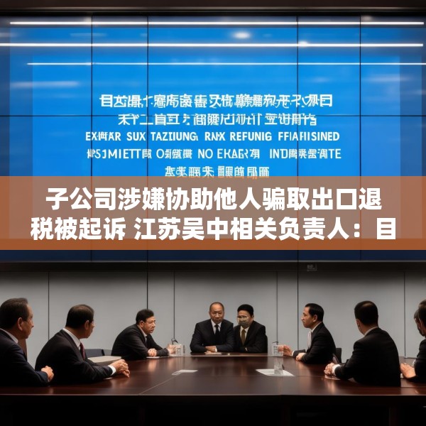 子公司涉嫌协助他人骗取出口退税被起诉 江苏吴中相关负责人：目前无更多信息