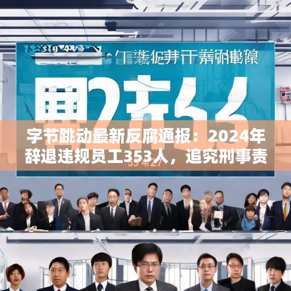 字节跳动最新反腐通报：2024年辞退违规员工353人，追究刑事责任39人