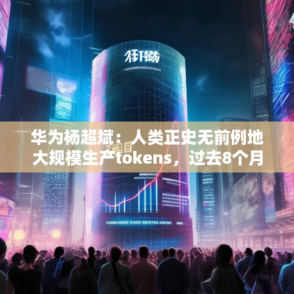 华为杨超斌：人类正史无前例地大规模生产tokens，过去8个月日均TOKEN使用量增加了33倍