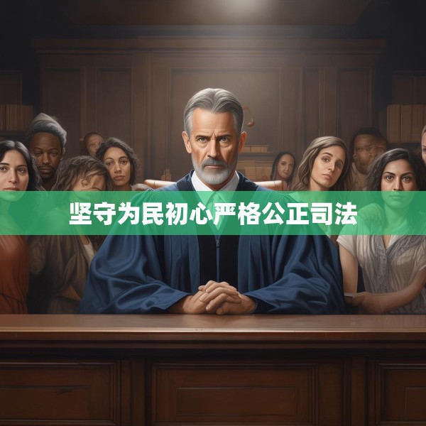 坚守为民初心严格公正司法