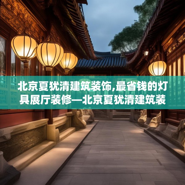 北京夏犹清建筑装饰,最省钱的灯具展厅装修—北京夏犹清建筑装饰233.a109b110c113fgy.120bnbn