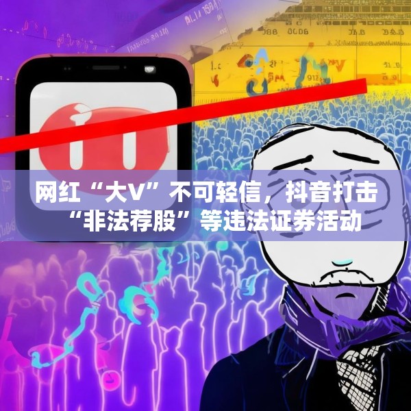网红“大V”不可轻信，抖音打击“非法荐股”等违法证券活动