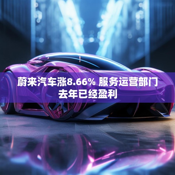 蔚来汽车涨8.66% 服务运营部门去年已经盈利