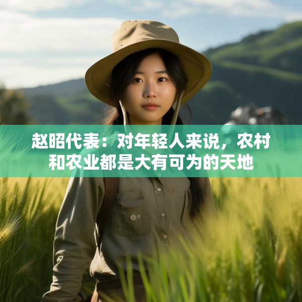 赵昭代表：对年轻人来说，农村和农业都是大有可为的天地