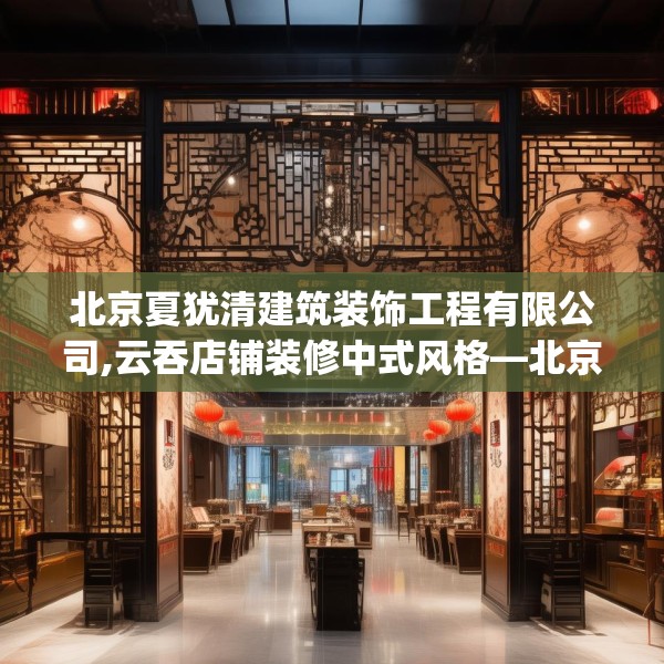 北京夏犹清建筑装饰工程有限公司,云吞店铺装修中式风格—北京夏犹清建筑装饰工程有限公司514.a390b391c394fgy.401sdA