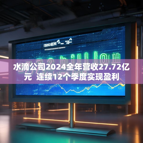 水滴公司2024全年营收27.72亿元  连续12个季度实现盈利