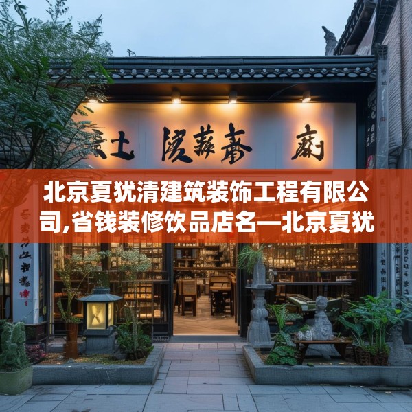 北京夏犹清建筑装饰工程有限公司,省钱装修饮品店名—北京夏犹清建筑装饰工程有限公司456.a332b333c336fgy.343dsfds