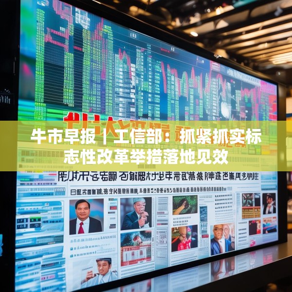 牛市早报｜工信部：抓紧抓实标志性改革举措落地见效
