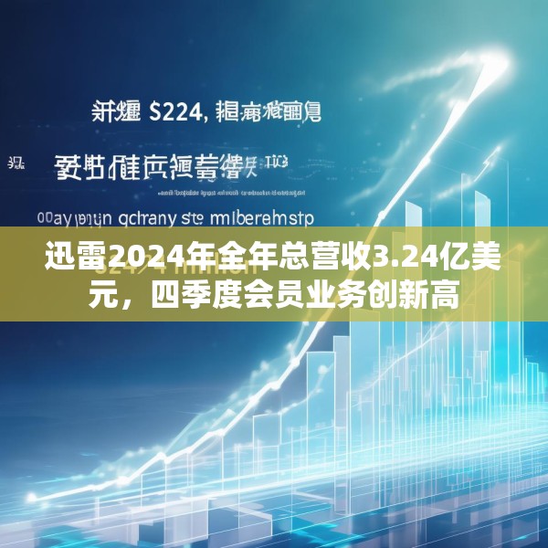 迅雷2024年全年总营收3.24亿美元，四季度会员业务创新高