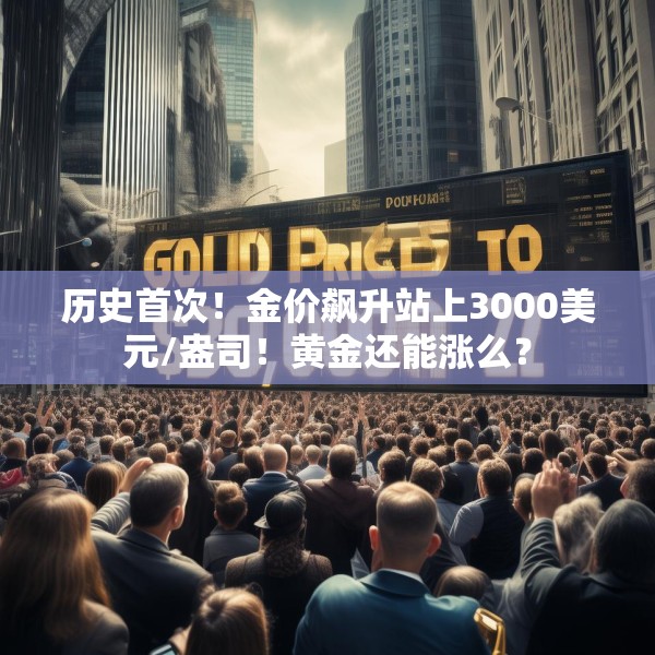 历史首次！金价飙升站上3000美元/盎司！黄金还能涨么？