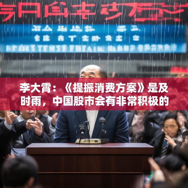 李大霄：《提振消费方案》是及时雨，中国股市会有非常积极的正面反应
