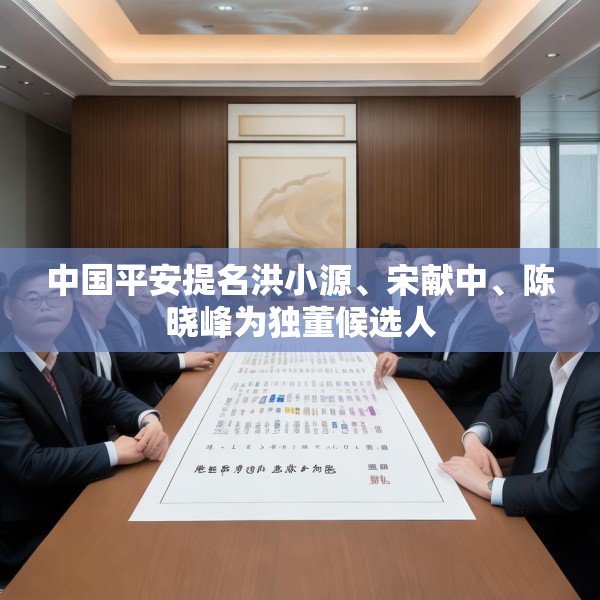 中国平安提名洪小源、宋献中、陈晓峰为独董候选人