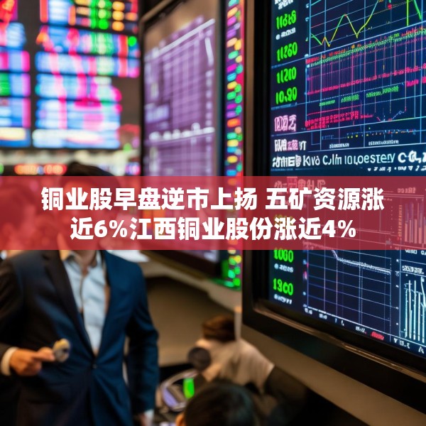 铜业股早盘逆市上扬 五矿资源涨近6%江西铜业股份涨近4%