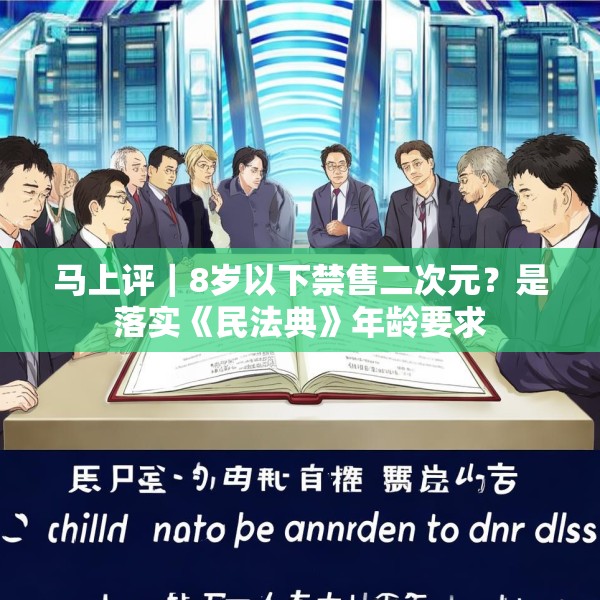 马上评｜8岁以下禁售二次元？是落实《民法典》年龄要求