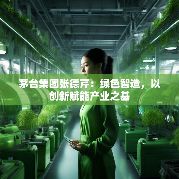 茅台集团张德芹：绿色智造，以创新赋能产业之基