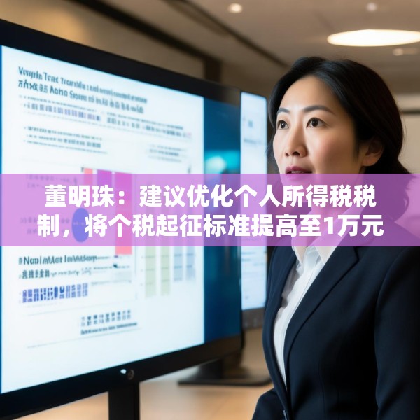 董明珠：建议优化个人所得税税制，将个税起征标准提高至1万元
