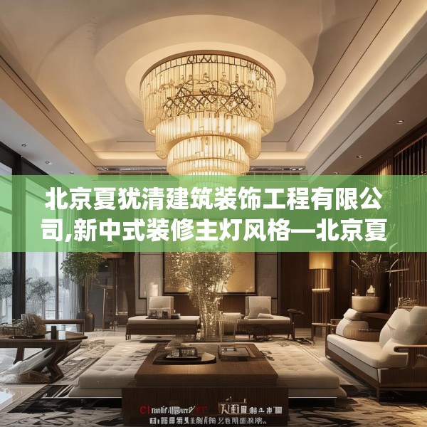 北京夏犹清建筑装饰工程有限公司,新中式装修主灯风格—北京夏犹清建筑装饰工程有限公司364.a240b241c244fgy.251htyj