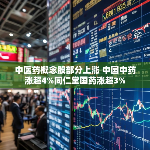 中医药概念股部分上涨 中国中药涨超4%同仁堂国药涨超3%