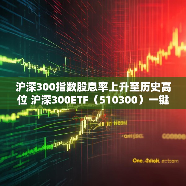 沪深300指数股息率上升至历史高位 沪深300ETF（510300）一键布局核心资产