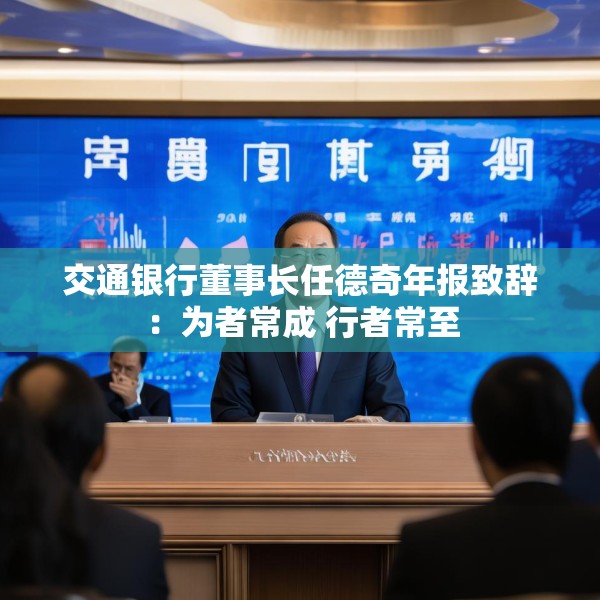 交通银行董事长任德奇年报致辞：为者常成 行者常至