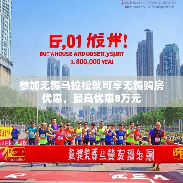 参加无锡马拉松就可享无锡购房优惠，最高优惠8万元
