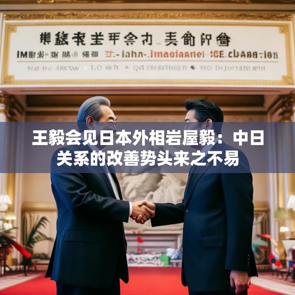 王毅会见日本外相岩屋毅：中日关系的改善势头来之不易