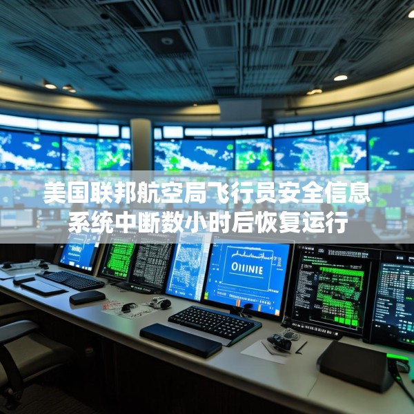 美国联邦航空局飞行员安全信息系统中断数小时后恢复运行