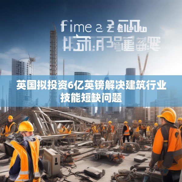 英国拟投资6亿英镑解决建筑行业技能短缺问题