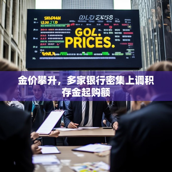 金价攀升，多家银行密集上调积存金起购额