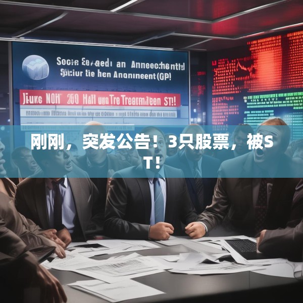 刚刚，突发公告！3只股票，被ST！