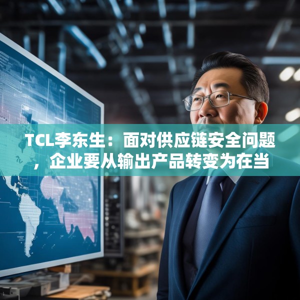 TCL李东生：面对供应链安全问题，企业要从输出产品转变为在当地建立产业和供应链体系