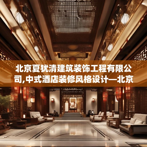 北京夏犹清建筑装饰工程有限公司,中式酒店装修风格设计—北京夏犹清建筑装饰工程有限公司589.a465b466c469fgy.476poiy