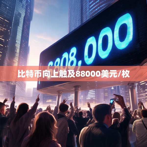 比特币向上触及88000美元/枚