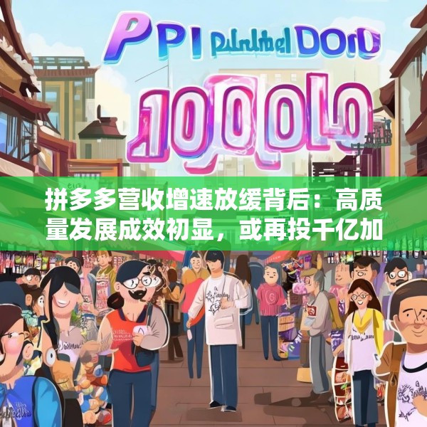 拼多多营收增速放缓背后：高质量发展成效初显，或再投千亿加码商家扶持