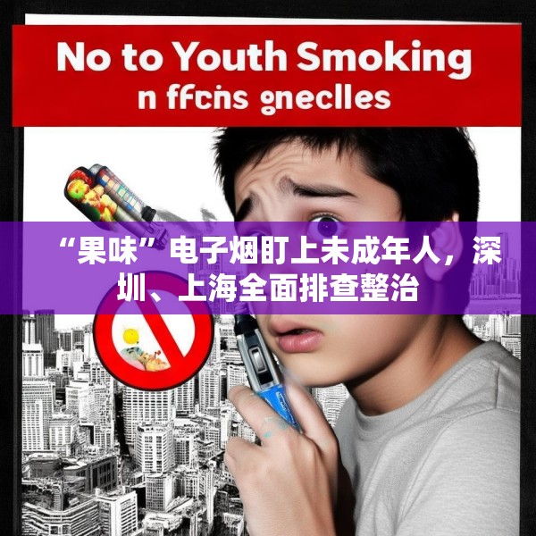 “果味”电子烟盯上未成年人，深圳、上海全面排查整治