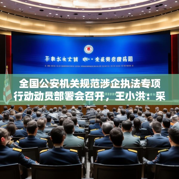 全国公安机关规范涉企执法专项行动动员部署会召开，王小洪：采取更具针对性、更有实效性的措施