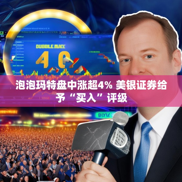 泡泡玛特盘中涨超4% 美银证券给予“买入”评级