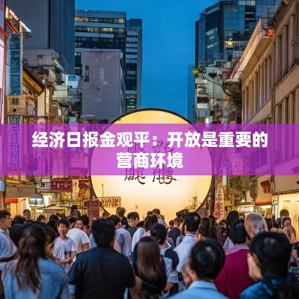 经济日报金观平：开放是重要的营商环境
