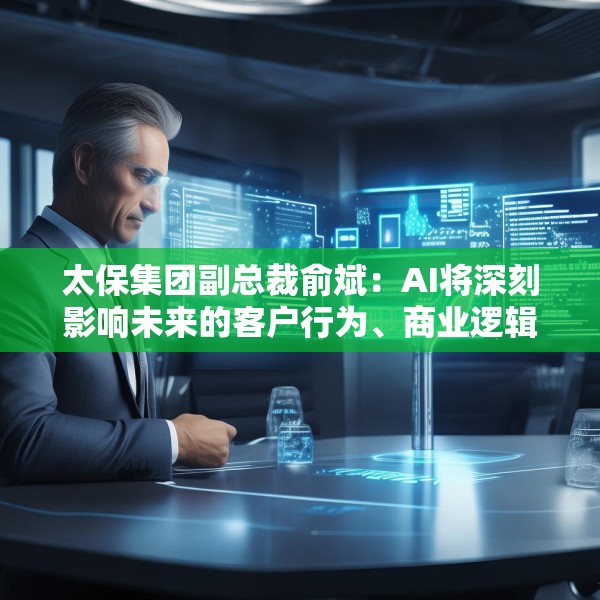 太保集团副总裁俞斌：AI将深刻影响未来的客户行为、商业逻辑和竟争态势