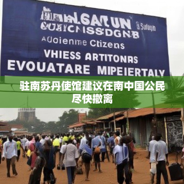 驻南苏丹使馆建议在南中国公民尽快撤离