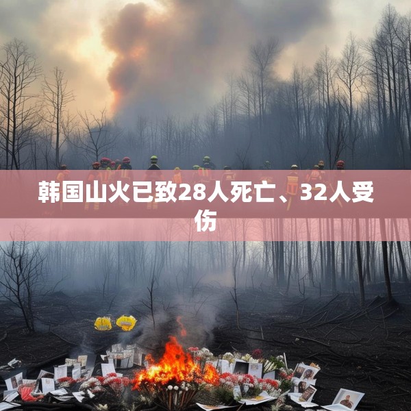 韩国山火已致28人死亡、32人受伤