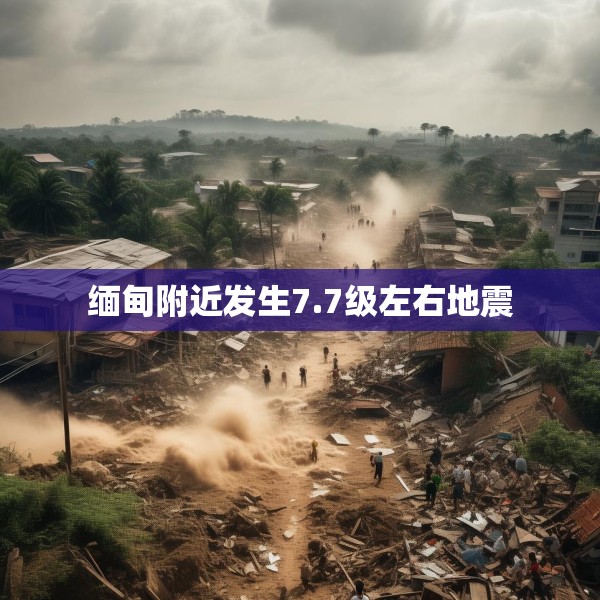 缅甸附近发生7.7级左右地震