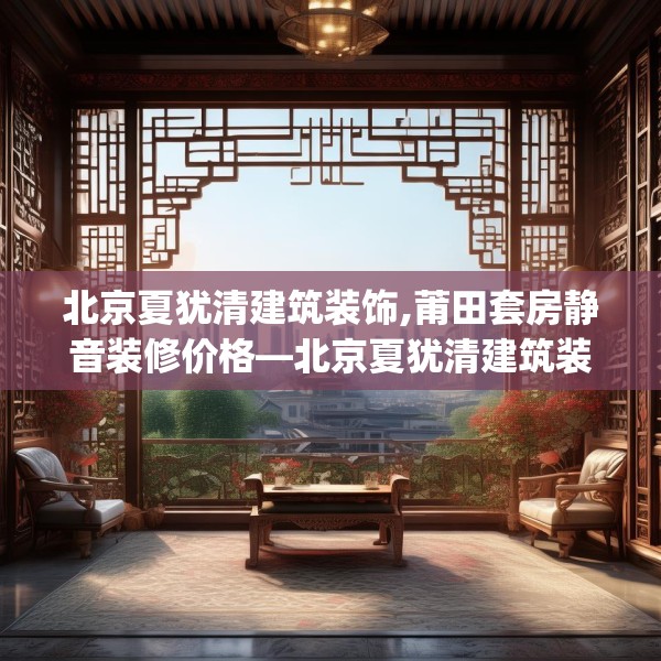 北京夏犹清建筑装饰,莆田套房静音装修价格—北京夏犹清建筑装饰306.a182b183c186fgy.193nbn